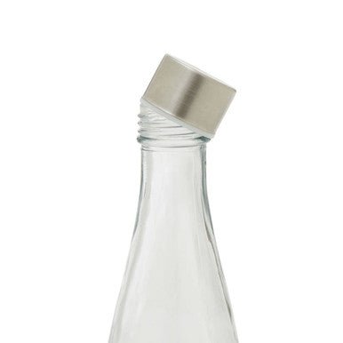 Dayla Clear Glass 550Ml Bottle With Metal Lid - Bargainia.com - 5018705400297