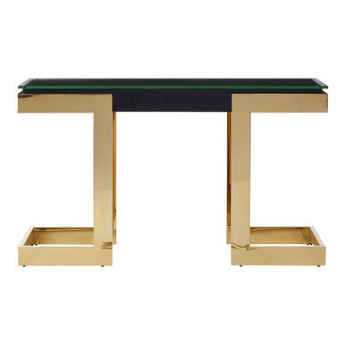 Deana Gold and Black Console Table - Bargainia.com - 5018705460024