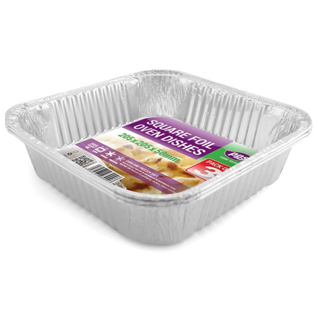 Delight Plus Foil Square Dishes - 3 Pack - Bargainia.com - 