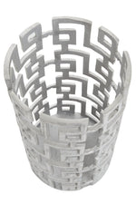 Delphi Large Candle Holder in Silver Finish - Bargainia.com - 5018705958910