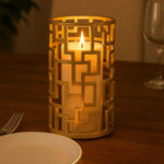 Delphi Small Gold Finish Candle Holder - Bargainia.com - 5018705438078