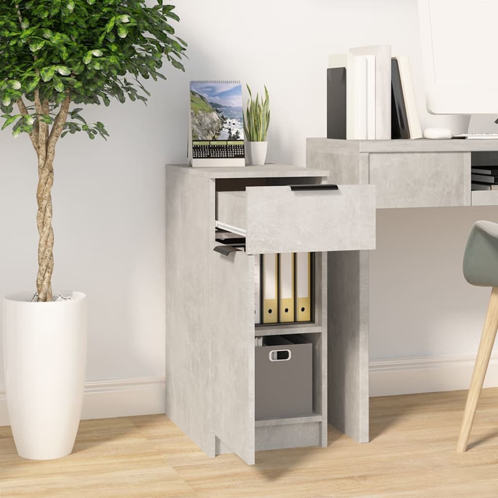 Desk Cabinet Concrete Grey 33.5x50x75 cm Engineered Wood - Bargainia.com - 8720287079859 - 811506