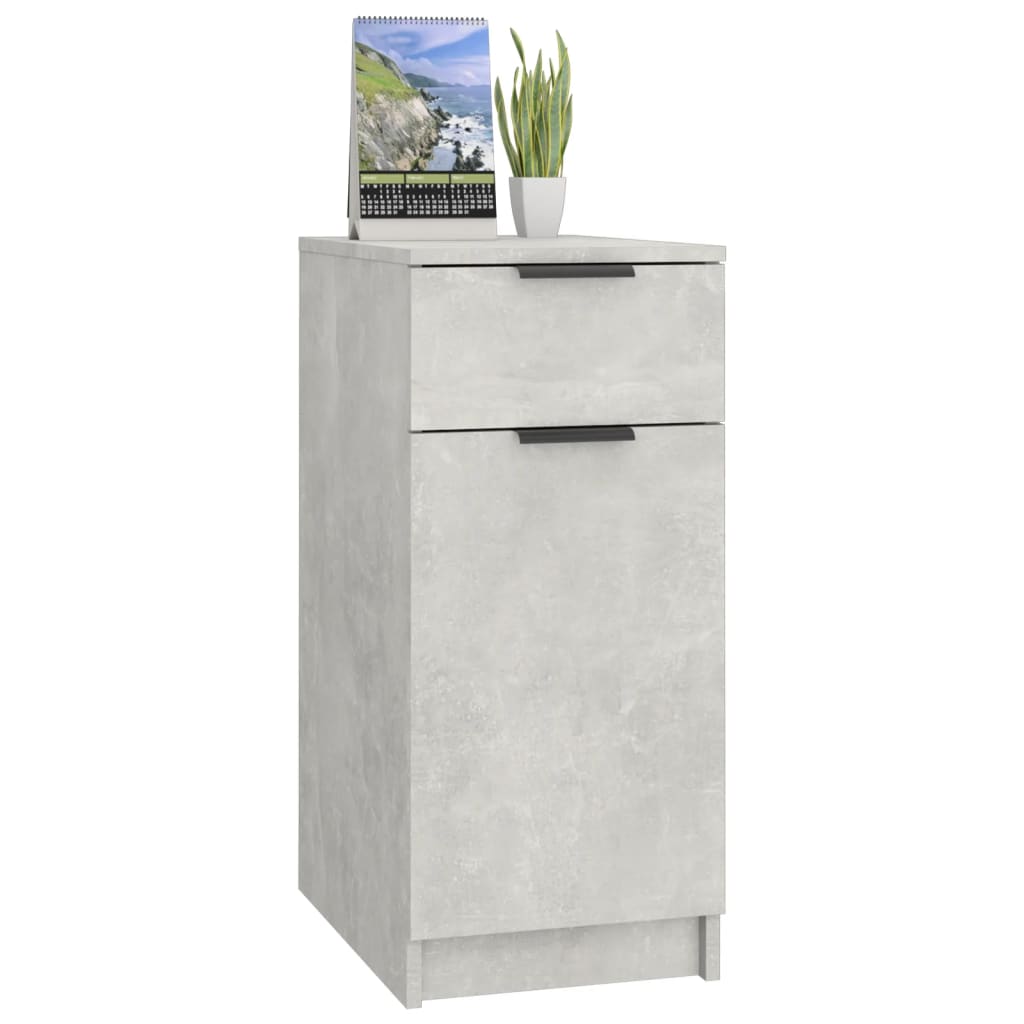 Desk Cabinet Concrete Grey 33.5x50x75 cm Engineered Wood - Bargainia.com - 8720287079859 - 811506