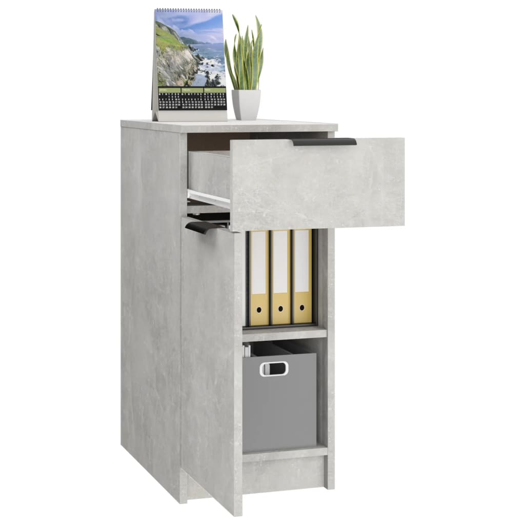 Desk Cabinet Concrete Grey 33.5x50x75 cm Engineered Wood - Bargainia.com - 8720287079859 - 811506