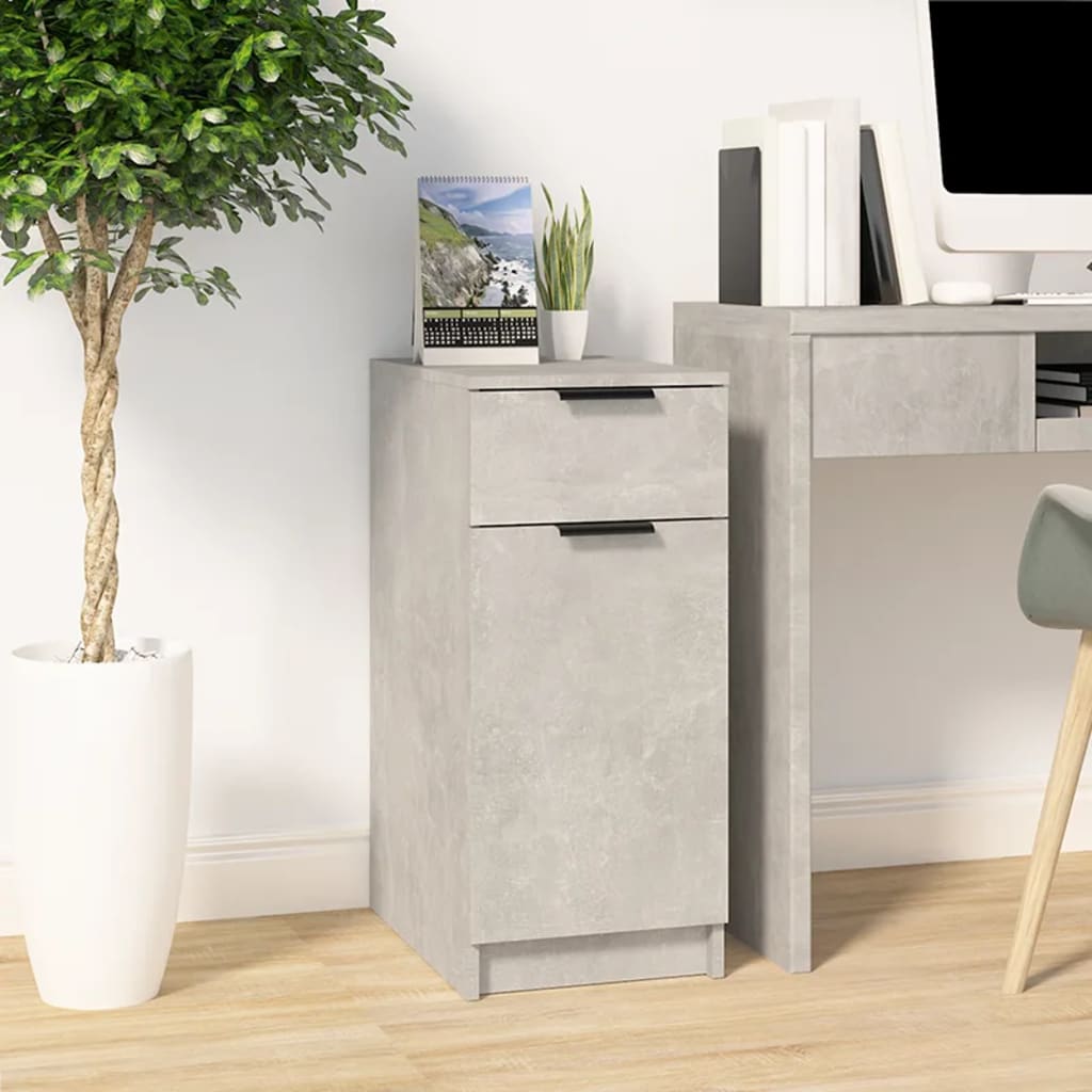Desk Cabinet Concrete Grey 33.5x50x75 cm Engineered Wood - Bargainia.com - 8720287079859 - 811506