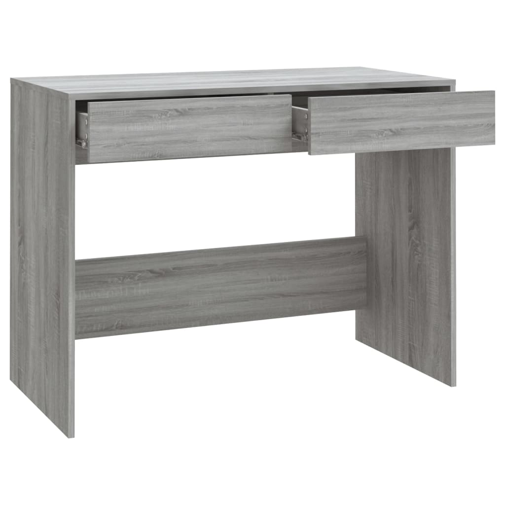 Desk Grey Sonoma 101x50x76.5 cm Engineered Wood - Bargainia.com - 