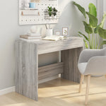 Desk Grey Sonoma 101x50x76.5 cm Engineered Wood - Bargainia.com - 