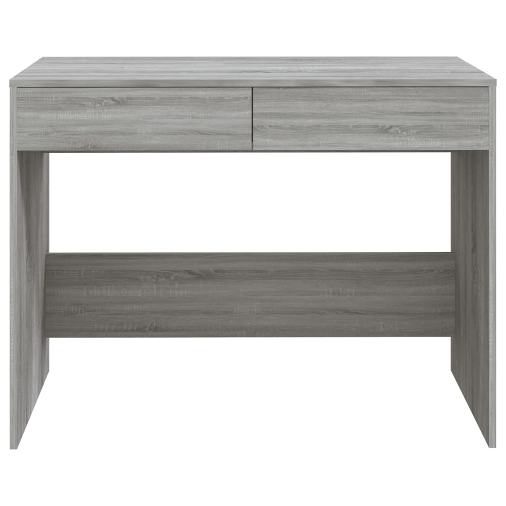 Desk Grey Sonoma 101x50x76.5 cm Engineered Wood - Bargainia.com - 