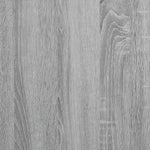 Desk Grey Sonoma 140x50x75 cm Metal and Engineered Wood - Bargainia.com - 
