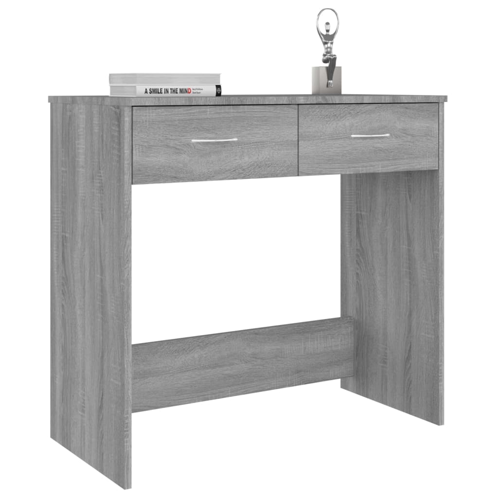 Desk Grey Sonoma 80x40x75 cm Engineered Wood - Bargainia.com - 8720286954409 - 815475