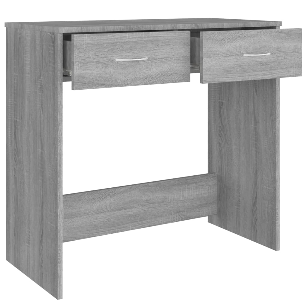 Desk Grey Sonoma 80x40x75 cm Engineered Wood - Bargainia.com - 8720286954409 - 815475