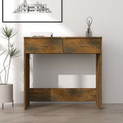 Desk Smoked Oak 80x40x75 cm Engineered Wood - Bargainia.com - 8720286954393 - 815474