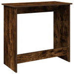 Desk Smoked Oak 80x40x75 cm Engineered Wood - Bargainia.com - 