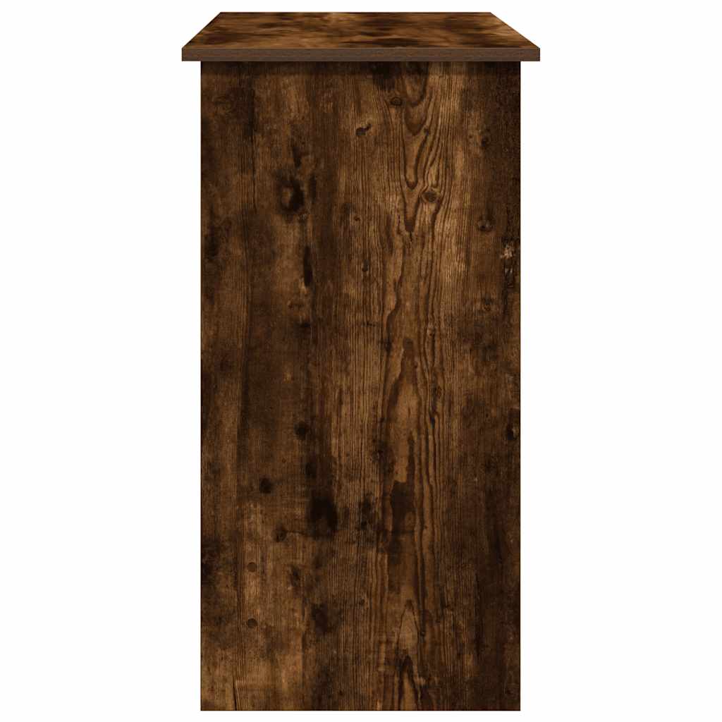 Desk Smoked Oak 80x40x75 cm Engineered Wood - Bargainia.com - 