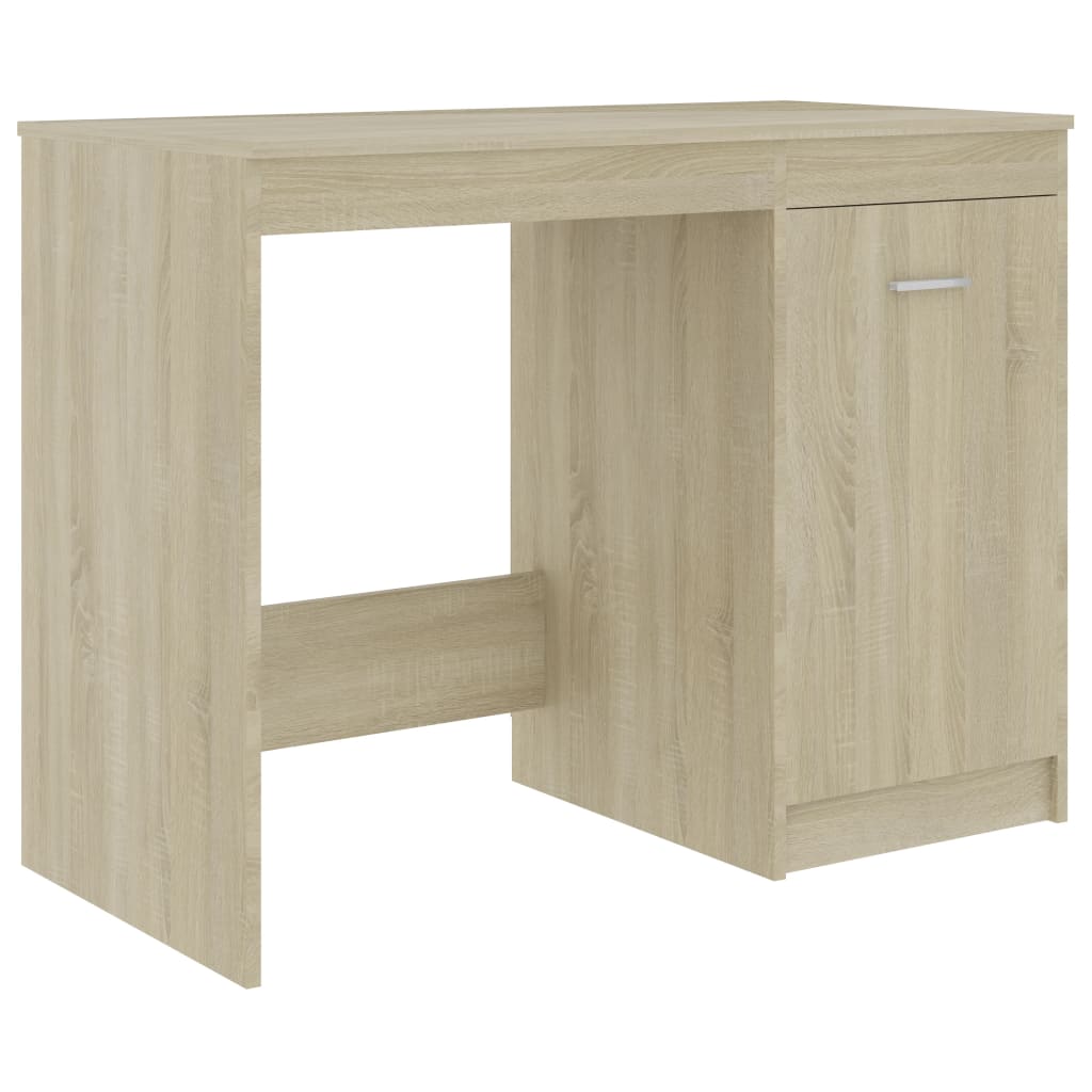 Desk Sonoma Oak 100x50x76 cm Engineered Wood - Bargainia.com - 8719883915012 - 801799