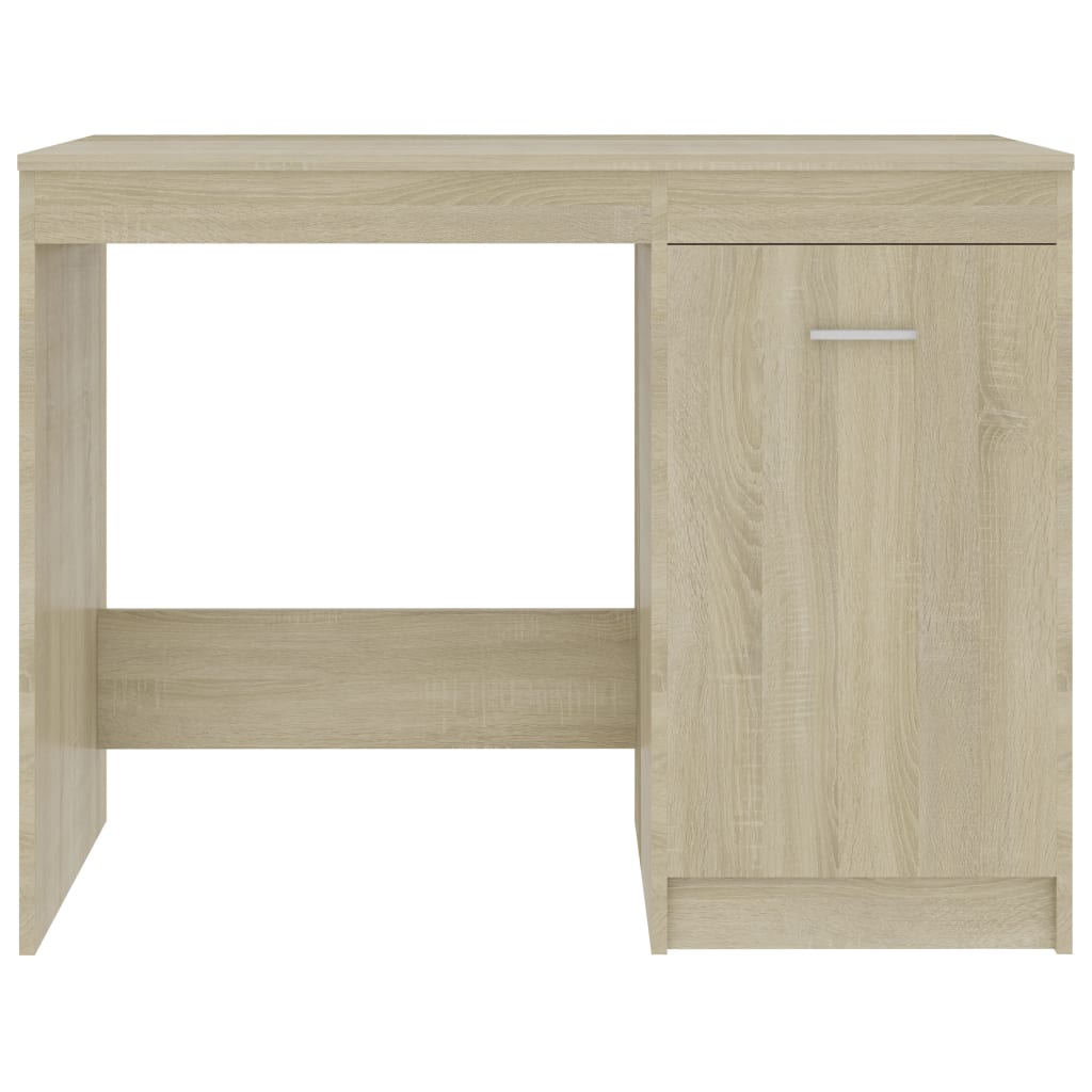 Desk Sonoma Oak 100x50x76 cm Engineered Wood - Bargainia.com - 8719883915012 - 801799