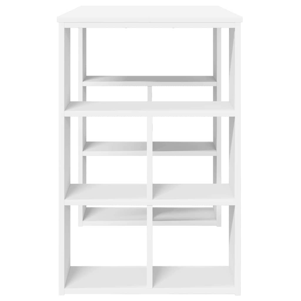 Desk with Shelf White 90 x 50 x 75 cm Engineered Wood - Bargainia.com - 8721158252265 - 869506