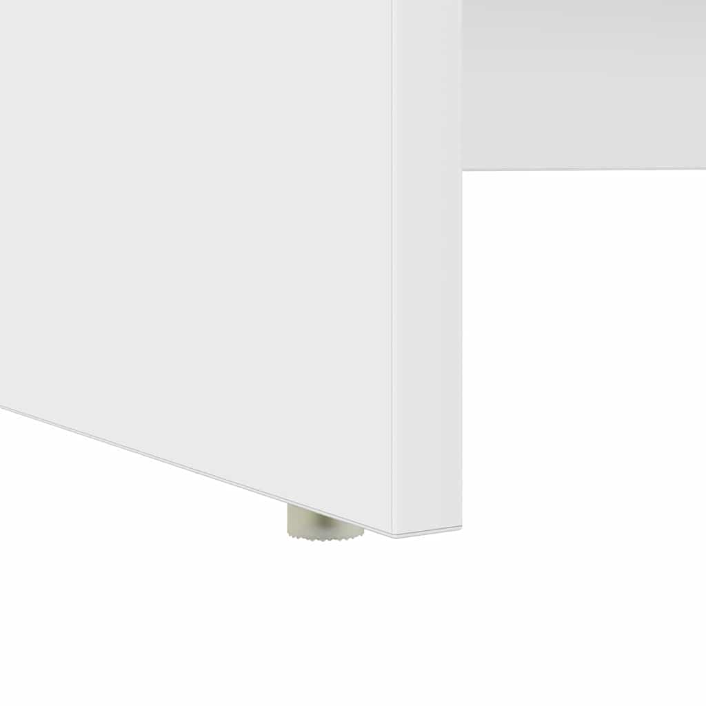 Desk with Storage White 120.5 x 44 x 88.5 cm Engineered Wood - Bargainia.com - 8721158251947 - 869474