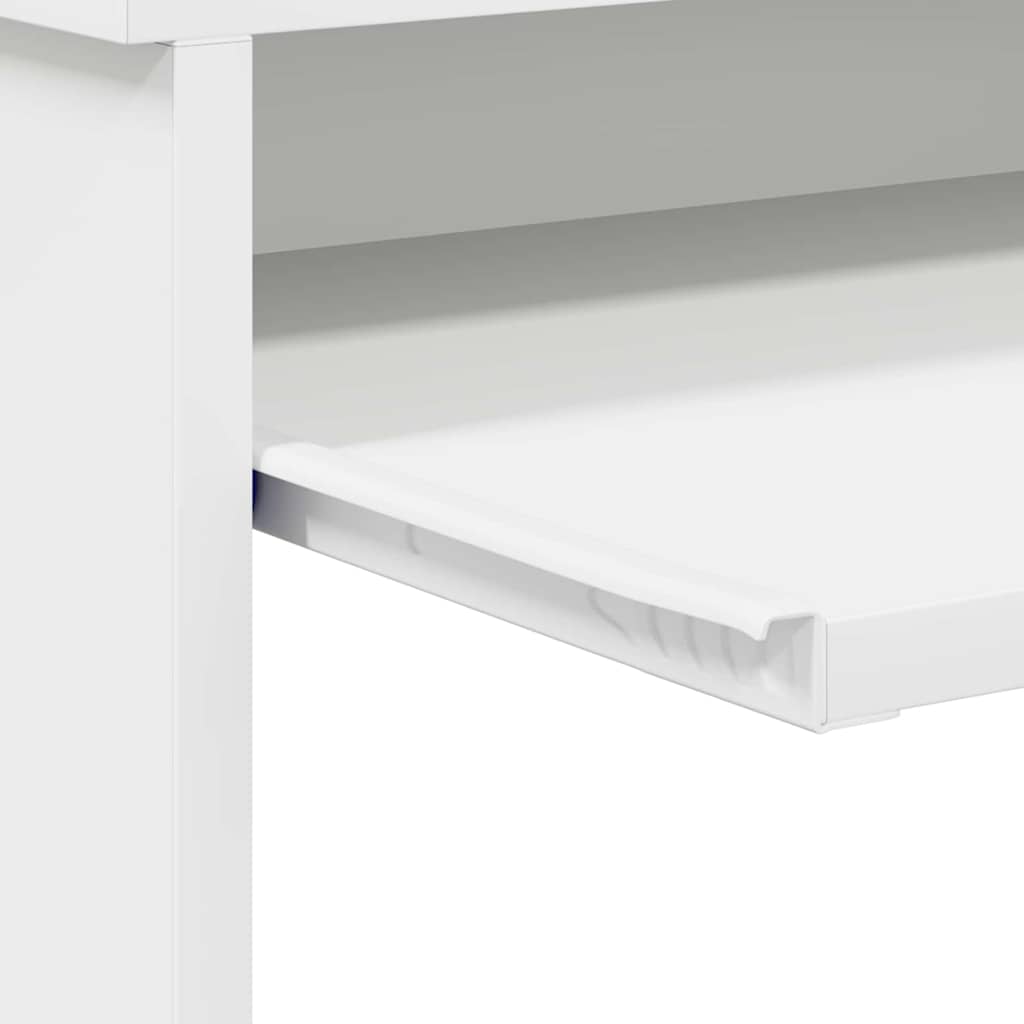 Desk with Storage White 120.5 x 44 x 88.5 cm Engineered Wood - Bargainia.com - 8721158251947 - 869474