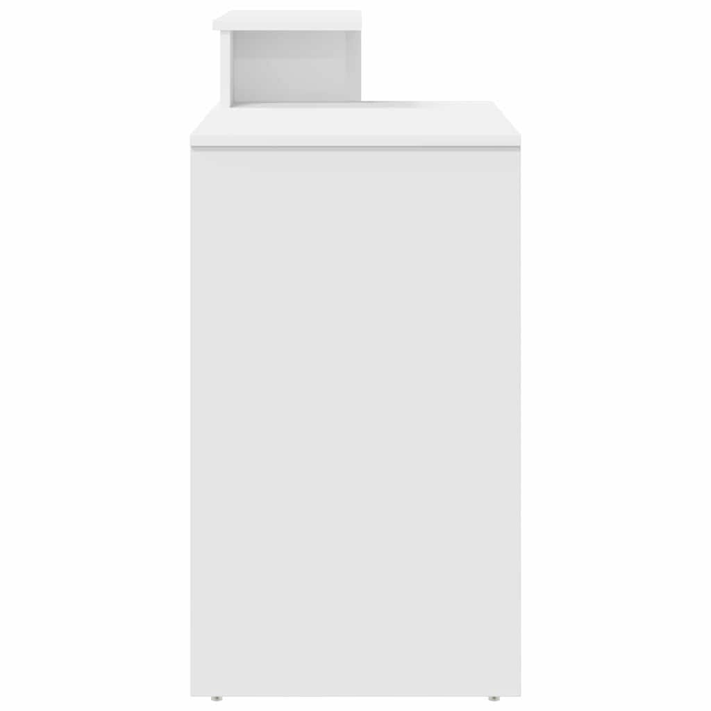 Desk with Storage White 120.5 x 44 x 88.5 cm Engineered Wood - Bargainia.com - 8721158251947 - 869474