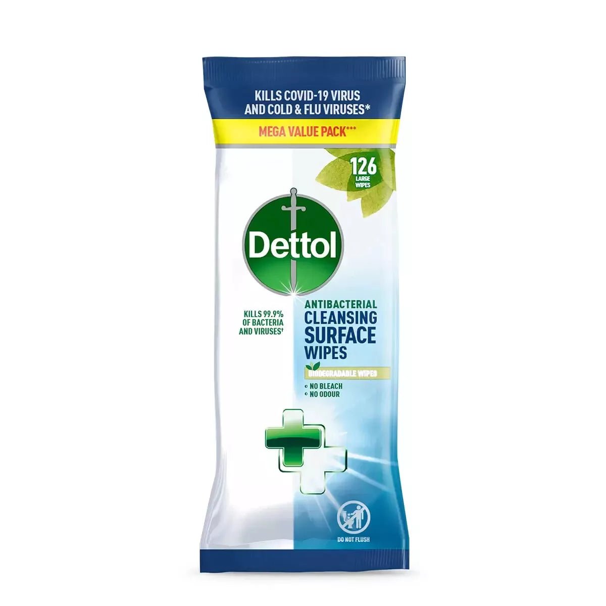 Dettol Antibacterial Wipes 126 Wipes x 4 (506 wipes) - Bargainia.com - 