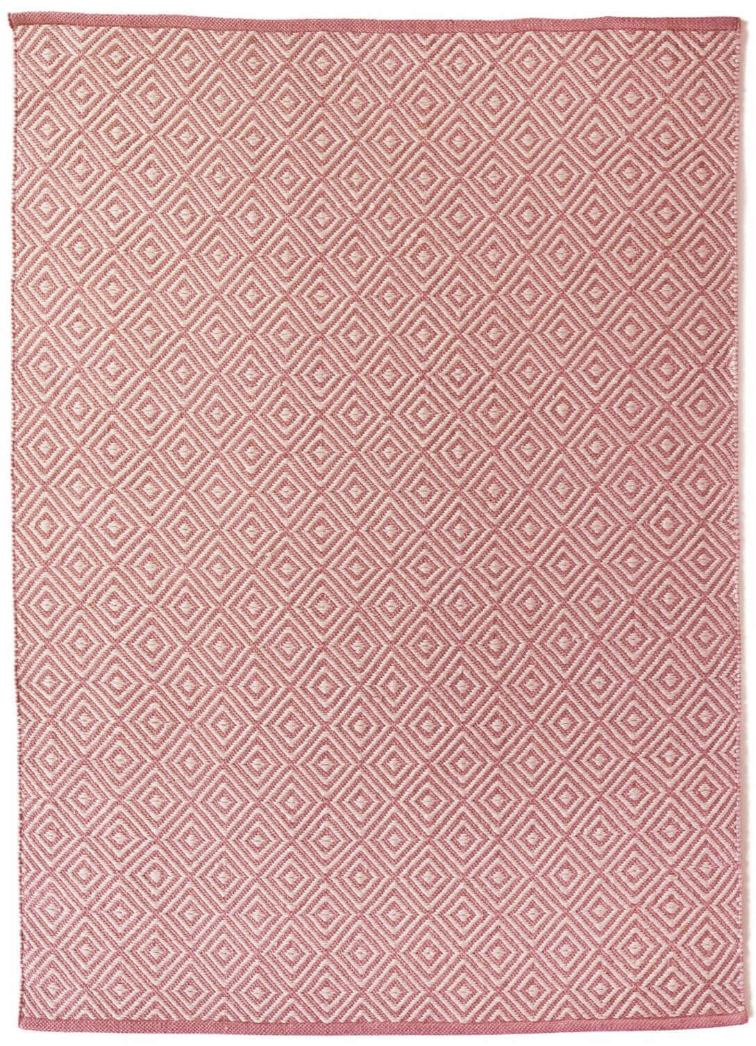 Diamond Coral Pink Hand - woven Rug - Bargainia.com - 5026134561342 - HWDIAR_CORALP_080X150