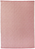 Diamond Coral Pink Hand - woven Rug - Bargainia.com - 