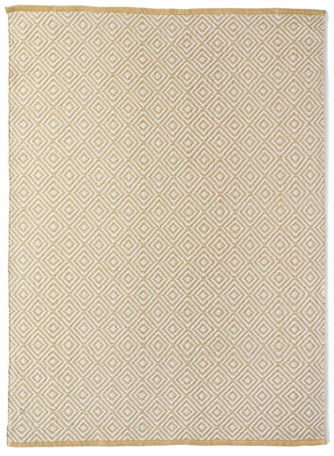 Diamond Gold Hand - woven Rug - Bargainia.com - 5026134541221 - HWDIAR_GOLDXX_080X150