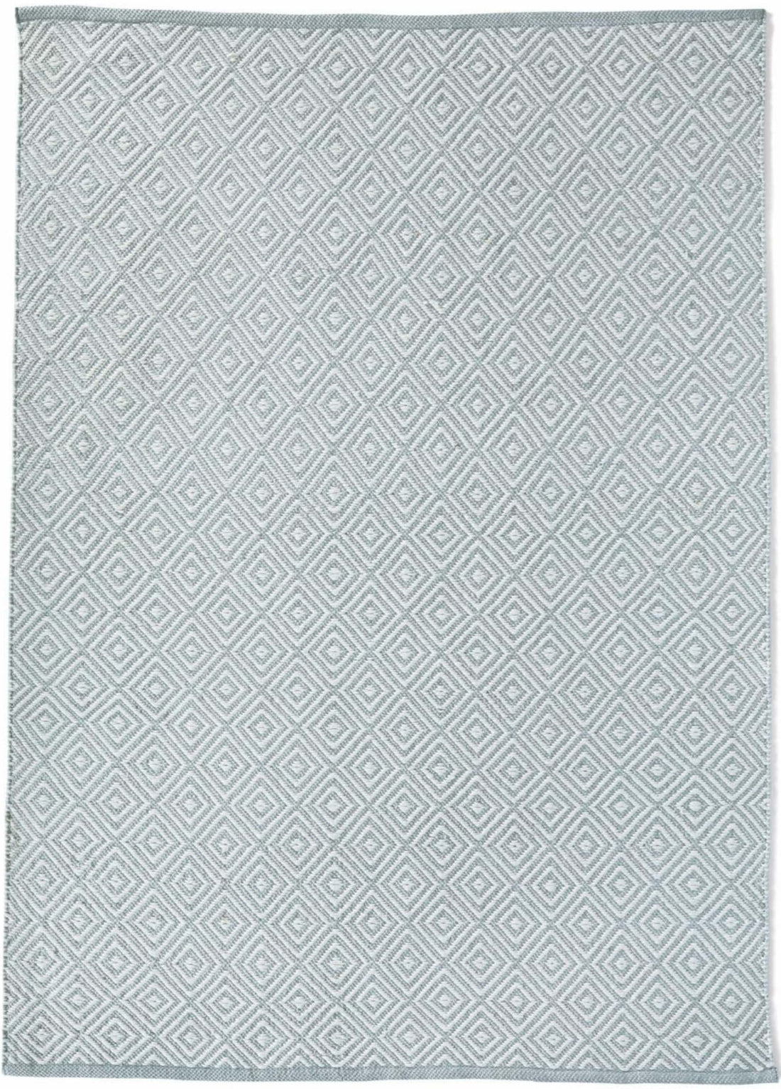 Diamond Sky Blue Hand - woven Rug - Bargainia.com - 