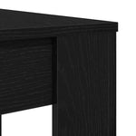 Dining Table Black Oak 120x60x76 cm Engineered Wood - Bargainia.com - 