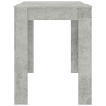 Dining Table Concrete Grey 120x60x76 cm Engineered Wood - Bargainia.com - 