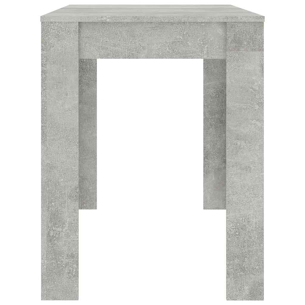 Dining Table Concrete Grey 120x60x76 cm Engineered Wood - Bargainia.com - 