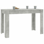 Dining Table Concrete Grey 120x60x76 cm Engineered Wood - Bargainia.com - 