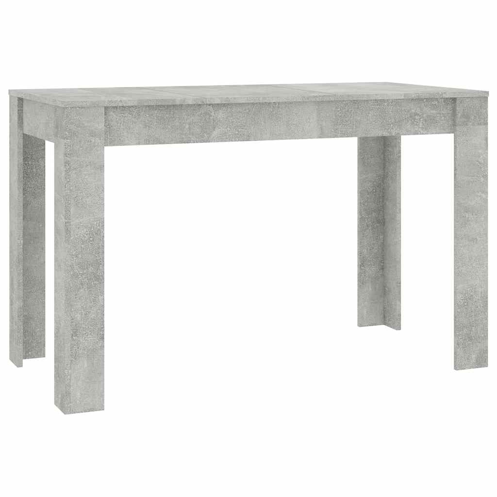 Dining Table Concrete Grey 120x60x76 cm Engineered Wood - Bargainia.com - 