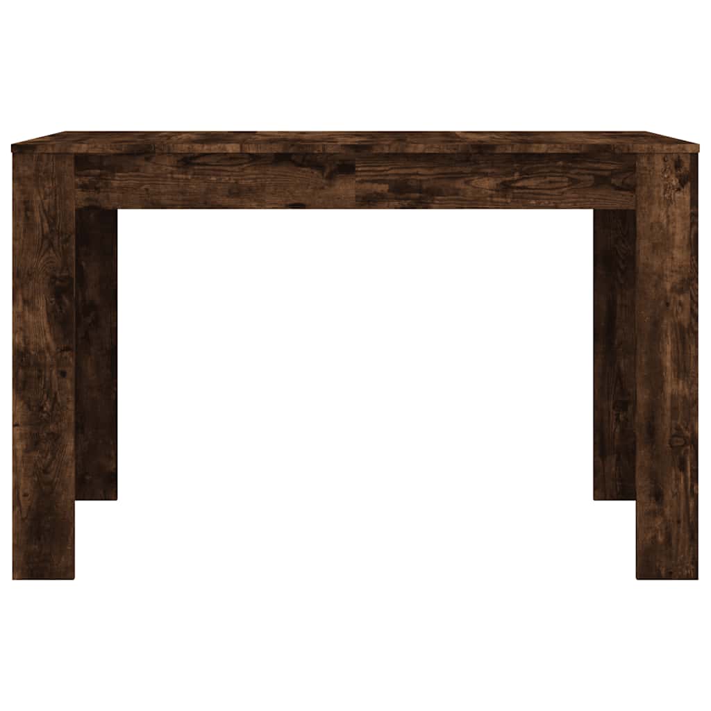 Dining Table Smoked Oak 120x60x76 cm Engineered Wood - Bargainia.com - 8721012208988 - 838189