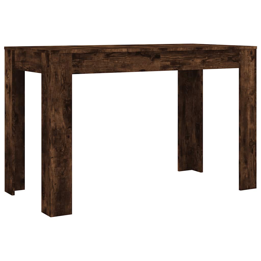 Dining Table Smoked Oak 120x60x76 cm Engineered Wood - Bargainia.com - 8721012208988 - 838189