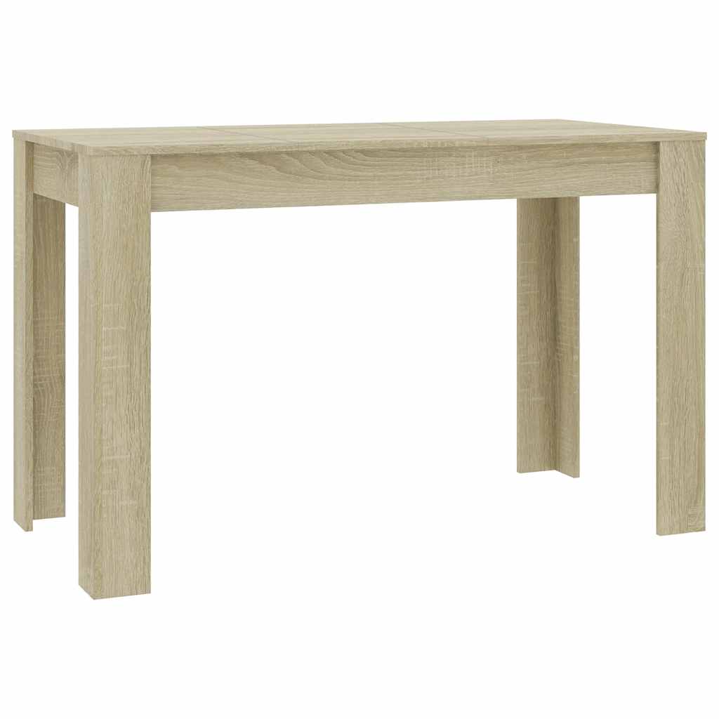 Dining Table Sonoma Oak 120x60x76 cm Engineered Wood - Bargainia.com - 8719883730899 - 800435