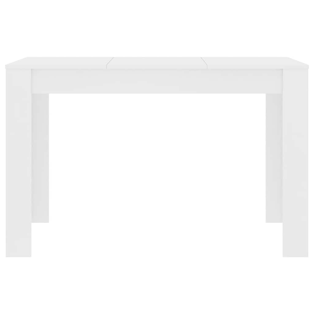 Dining Table White 120x60x76 cm Engineered Wood - Bargainia.com - 8719883730868 - 800432