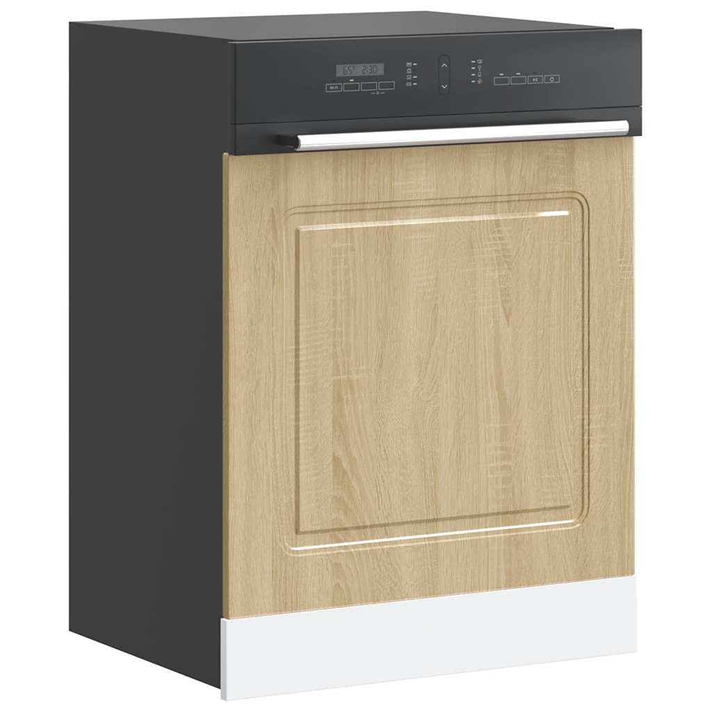 Dishwasher Panel Kalmar Sonoma Oak 60x1.5x67 cm Engineered Wood - Bargainia.com - 