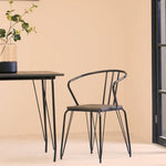 District Black Metal And Elm Wood Armchair - Bargainia.com - 5018705385488