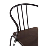 District Black Metal And Elm Wood Armchair - Bargainia.com - 5018705385488