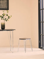 District Chrome Metal And Elm Wood Table - Bargainia.com - 5018705385594