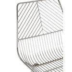 District Chrome Metal Wire Tapered Legs Chair - Bargainia.com - 5018705385662