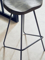 District Elm Wood Bar Stool - Bargainia.com - 5018705954196