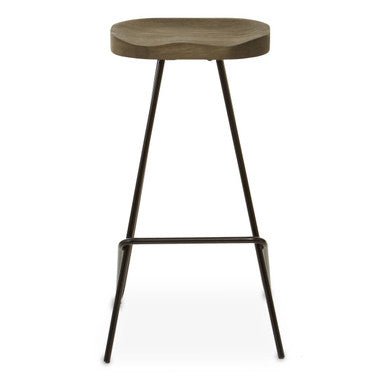 District Elm Wood Bar Stool - Bargainia.com - 5018705954196