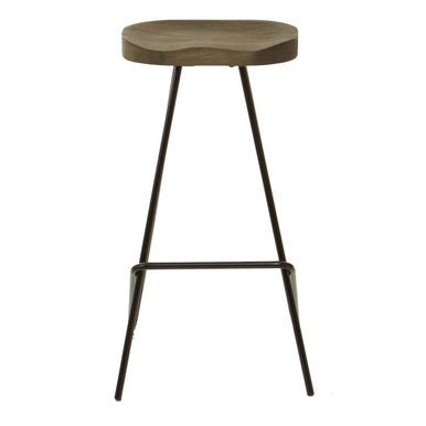 District Elm Wood Bar Stool - Bargainia.com - 5018705954196