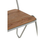 District Grey Metal And Elm Wood Chair - Bargainia.com - 5018705385815