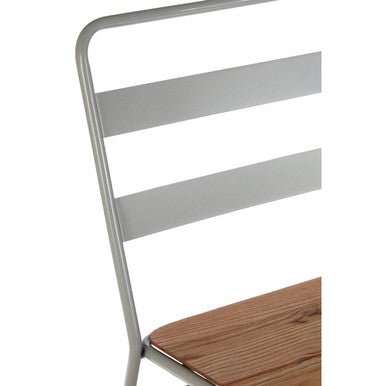 District Grey Metal And Elm Wood Chair - Bargainia.com - 5018705385815