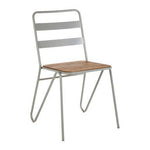District Grey Metal And Elm Wood Chair - Bargainia.com - 5018705385815