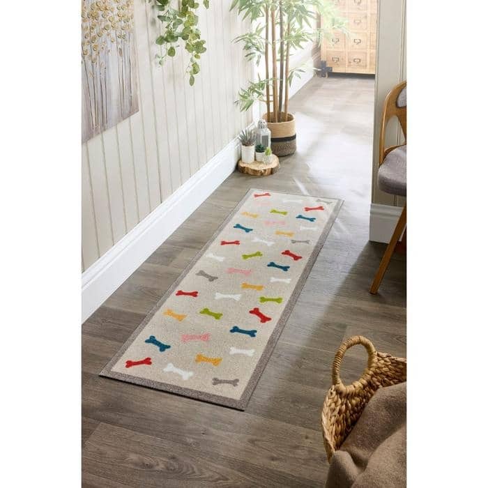 Dog Themed Washable Mat and Runner - Bargainia.com - 5026134632264 - HSMAPA_MTLBON_050X150